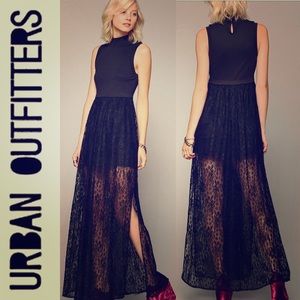 Urban Outfitters Nolitha Black Lace Dress